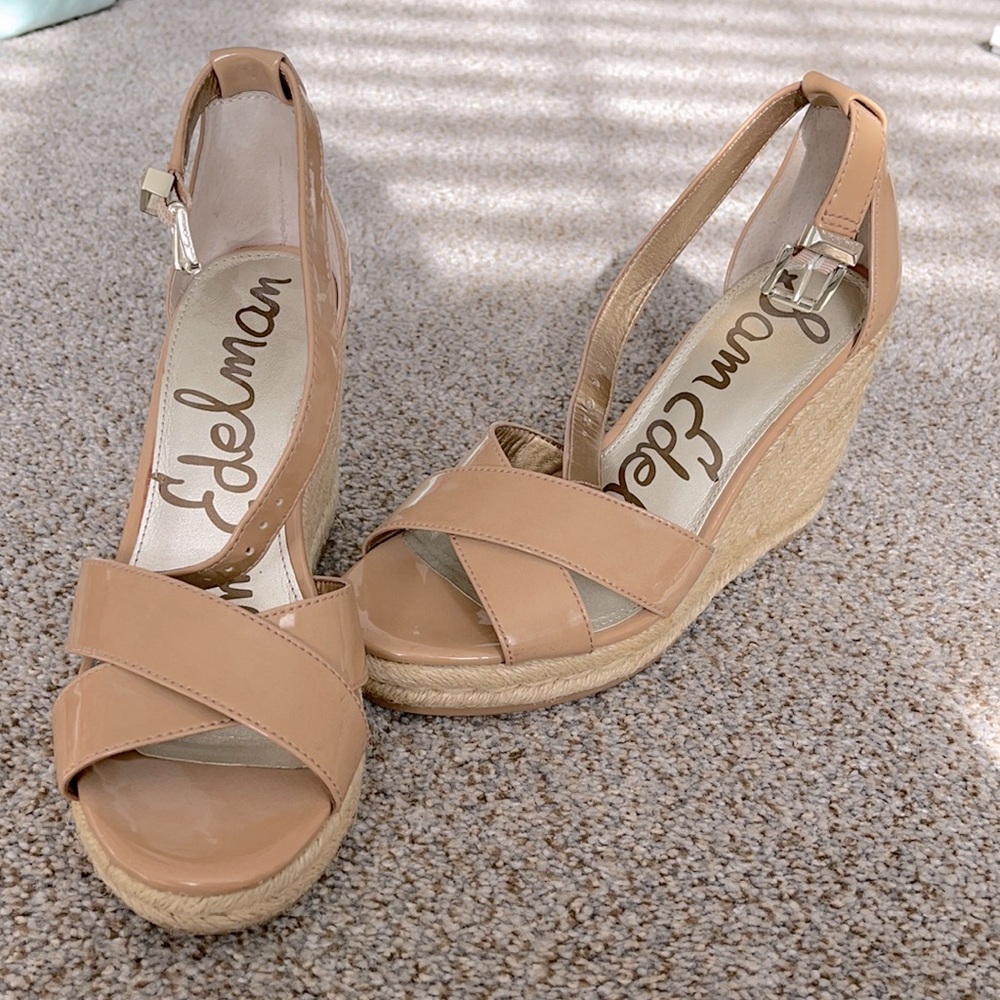 Sam Edelman Beige Wedge